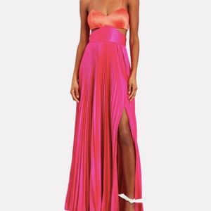 AMUR Elodie Colorblock Gown
